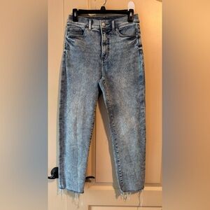 Express acid mom jean super high rise size 6R